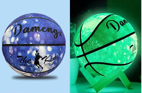 Luminous Basketball PU Soft Leather Outdoor