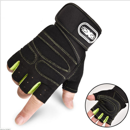 Cycling Gloves Half Finger Breathable Elastic Outdoor