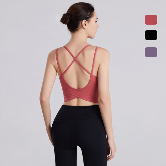 Beauty Back Fitness Running Sports Gym Yoga top