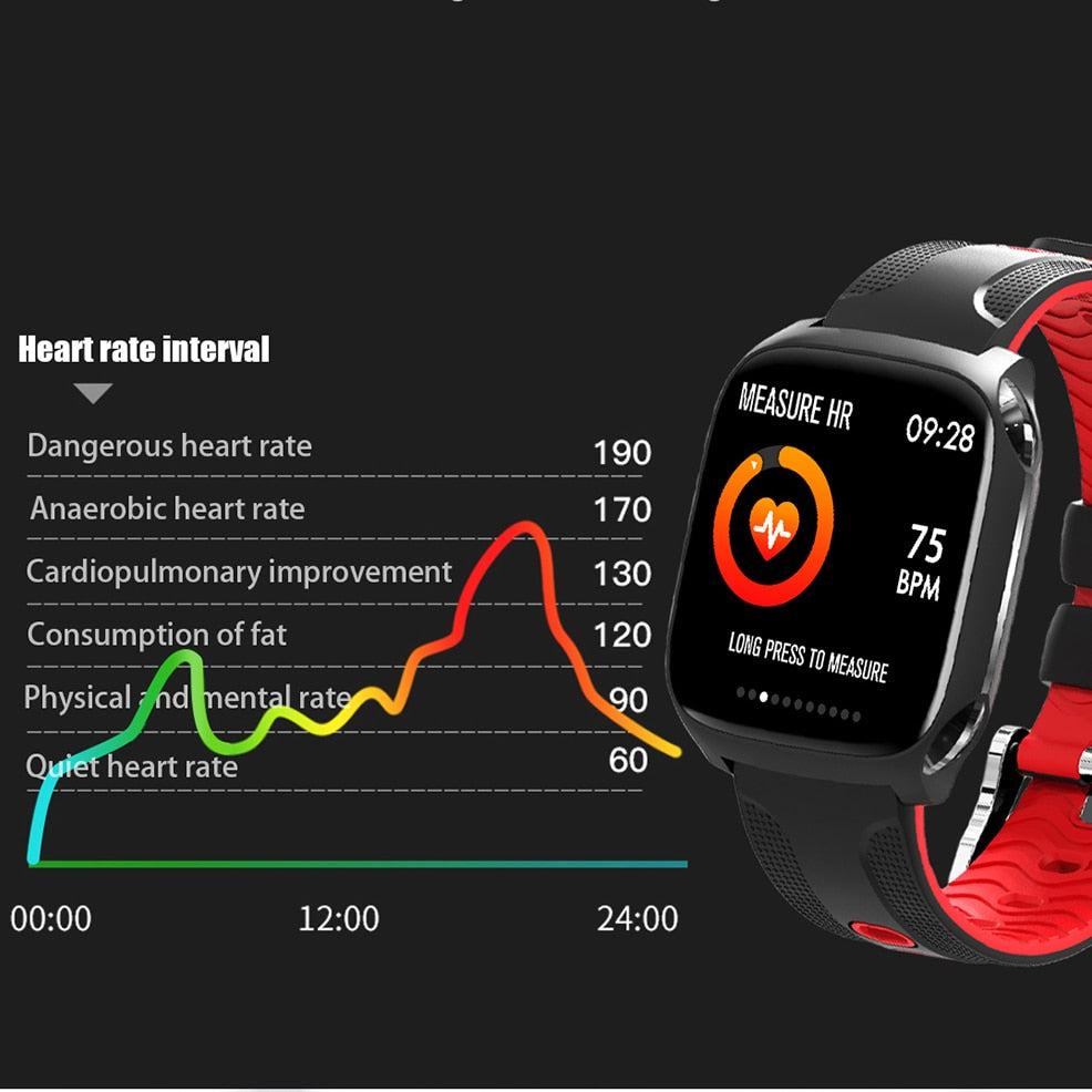 TF9 Smart Watch Colour screen Heart Rate Fitness Sleep Monitor Fitness Tracker Blood Pressure Watch Multi Sports Band