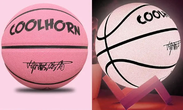 Luminous Basketball PU Soft Leather Outdoor