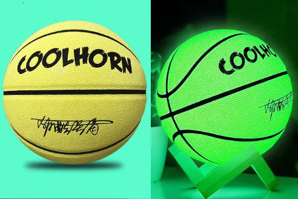 Luminous Basketball PU Soft Leather Outdoor