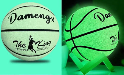 Luminous Basketball PU Soft Leather Outdoor